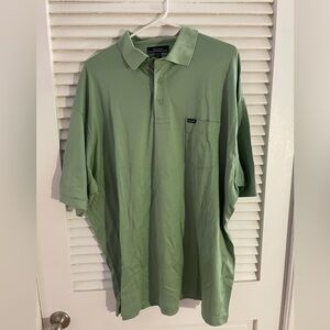 Faconnable Sage Green Polo Shirt